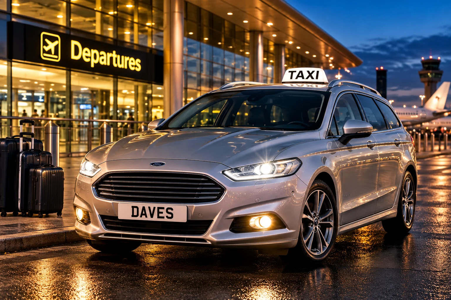 Dave’s Taxis vehicle